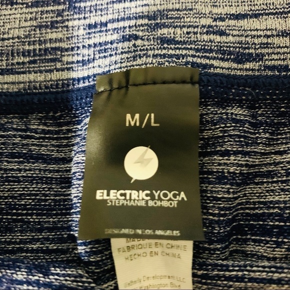 ELECTRIC YOGA•blue faded ombré leggings woman L - Picture 6 of 7